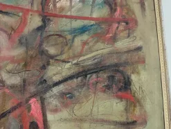 Pamono Mino Ceretti, Abstract Composition, 1950s, Oil on Canvas><noscript><img width=