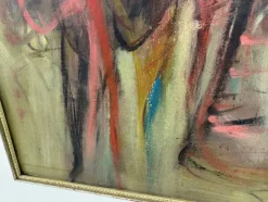Pamono Mino Ceretti, Abstract Composition, 1950s, Oil on Canvas><noscript><img width=