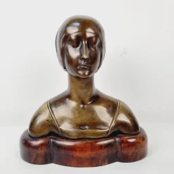 Pamono Mino da Fiesole, Portrait of a Noble Lady, 1800s, Bronze><noscript><img width=