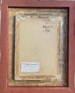 Clearance Pamono Mino Maccari, Figure Study, 20th Century, Watercolor, Framed
