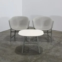 Pamono Minuscule Table and Chairs from Fritz Hansen, Set of 3><noscript><img width=