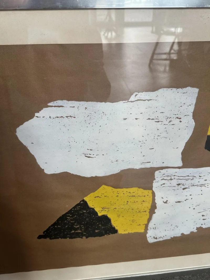 Pamono Mixed Media Drawing, 1970s, Paper> Abstraction
