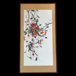 Pamono Miyazawa Shōzan, Traditional Japanese Sumi-E Artwork, 1980s, Ink & Watercolor><noscript><img width=