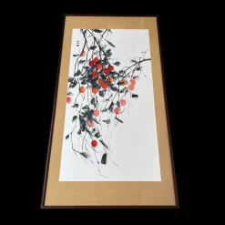 Pamono Miyazawa Shōzan, Traditional Japanese Sumi-E Artwork, 1980s, Ink & Watercolor><noscript><img width=