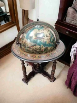 Discount Pamono Mobile Bar Globe, 1970s