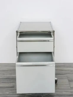Pamono Mobile Pedestal with Drawers by Fritz Haller & Paul Schärer for USM Haller, 1980><noscript><img width=
