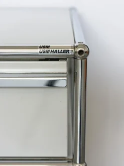 Pamono Mobile Pedestal with Drawers by Fritz Haller & Paul Schärer for USM Haller, 1980><noscript><img width=