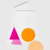 Pamono Mobile with Round and Triangled Dichroic Glass by Camilla Richter> Minimalist
