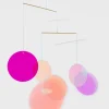 Pamono Mobile with Three Round Dichroic Glasses by Camilla Richter> Minimalist