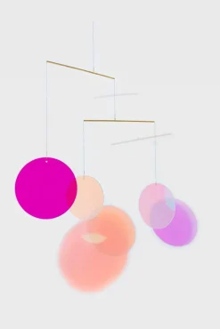 Pamono Mobile with Three Round Dichroic Glasses by Camilla Richter> Minimalist