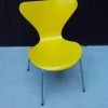 Online Pamono Mod. 3107 Chair in Yellow by Arne Jacobsen for Fritz Hansen, 1960