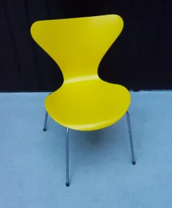 Online Pamono Mod. 3107 Chair in Yellow by Arne Jacobsen for Fritz Hansen, 1960