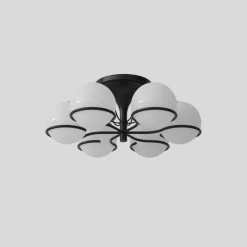 Pamono Model 2042 / 6 Lamp with Champagne Mount by Gino Sarfatti><noscript><img width=