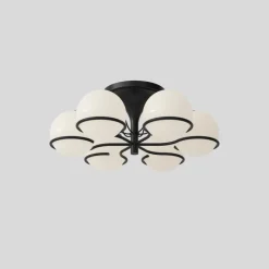 Pamono Model 2042 / 6 Lamp with Champagne Mount by Gino Sarfatti><noscript><img width=