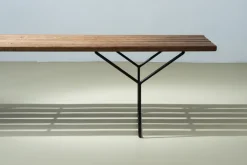 Pamono Model 400 Bench by Harry Bertoia for Knoll Inc. / Knoll International, 1950s><noscript><img width=