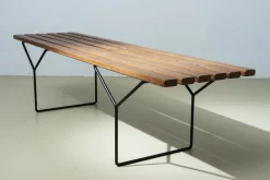 Pamono Model 400 Bench by Harry Bertoia for Knoll Inc. / Knoll International, 1950s><noscript><img width=