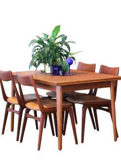 New Pamono Model 370 Boomerang Chair in Teak and Leather by Alfred Christensen for Slagelse Møbelværk, Denmark, 1960s