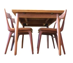 New Pamono Model 370 Boomerang Chair in Teak and Leather by Alfred Christensen for Slagelse Møbelværk, Denmark, 1960s