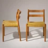 Hot Pamono Model 84 Chairs by Niels Otto (N. O.) Møller for J. L. Møllers, 1976, Set of 2