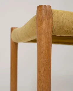 Hot Pamono Model 84 Chairs by Niels Otto (N. O.) Møller for J. L. Møllers, 1976, Set of 2