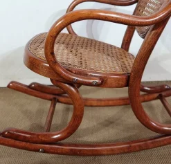 Best Pamono Model 12331 Childrens Rocking Chair in Beech by Michael Thonet for Thonet, 1910s