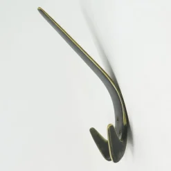 Pamono Model 4056 Coat Hooks by Carl Auböck for Werkstätte Carl Auböck, 1950s, Set of 5> Racks, Hooks & Valets