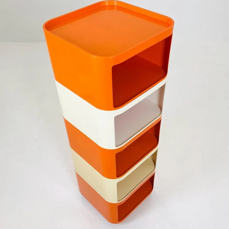 Online Pamono Model 4970 Componibili Square Serving Trolley by Anna Castelli for Kartell, Italy, 1960s