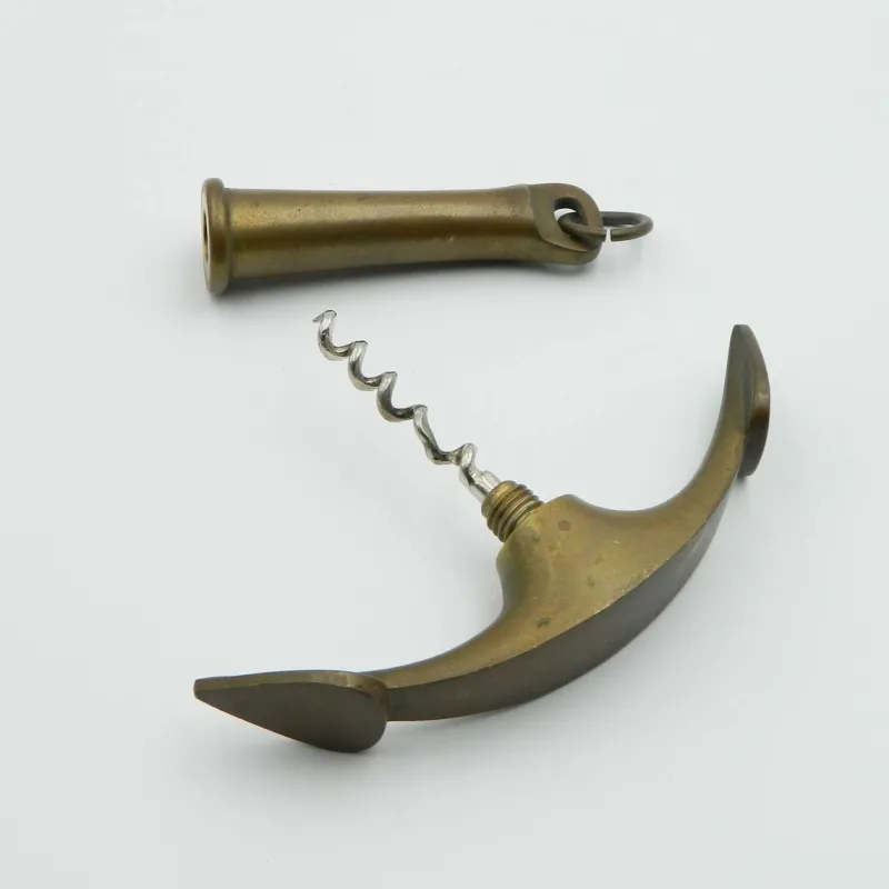 Pamono Model 3510 Corkscrew in Brass by Carl Auböck for Werkstätte Carl Auböck, 1950s> Dinnerware Accessories