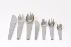 Best Pamono Model 2060 Cutlery Set for 6 attributed to Carl Auböck for Amboss Austria, 1950s, Set of 42