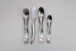 Hot Pamono Model 7000 Danube Cutlery by Janos Megyik for Amboss, 1970s, Set of 24