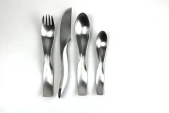 Hot Pamono Model 7000 Danube Cutlery by Janos Megyik for Amboss, 1970s, Set of 24