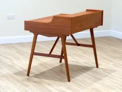 Pamono Model 56 Desk in Teak by Arne Wahl Iversen, 1960s><noscript><img width=