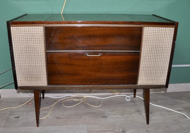 Pamono Model 52116 Hi-Fi Cabinet from Graets, 1960s> Electronics