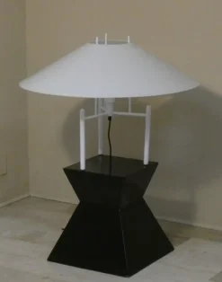 Pamono Model 694 Pagoda Lamp by Elio Martinelli for Martinelli Luce, Italy, 1980s> Table Lamps