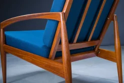 Pamono Model 121 Paper Knife Easy Chairs and Sofa by Kai Kristiansen for Magnus Olesen, 1960s, Set of 3><noscript><img width=