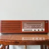 Pamono Model 135 Radio in Teak from Wega, 1960s> Electronics