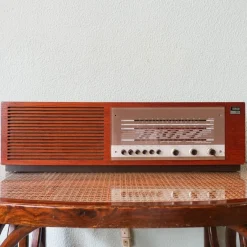 Pamono Model 135 Radio in Teak from Wega, 1960s> Electronics