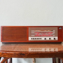 Pamono Model 135 Radio in Teak from Wega, 1960s> Electronics
