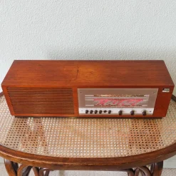 Pamono Model 135 Radio in Teak from Wega, 1960s><noscript><img width=