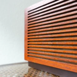 Pamono Model 135 Radio in Teak from Wega, 1960s><noscript><img width=