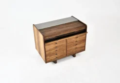 Sale Pamono Model 804 Roll Top Desk attributed to Gianfranco Frattini for Bernini, 1960s