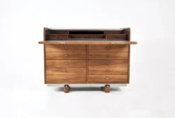 Sale Pamono Model 804 Roll Top Desk attributed to Gianfranco Frattini for Bernini, 1960s