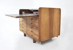 Sale Pamono Model 804 Roll Top Desk attributed to Gianfranco Frattini for Bernini, 1960s