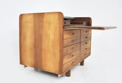 Sale Pamono Model 804 Roll Top Desk attributed to Gianfranco Frattini for Bernini, 1960s