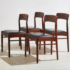 Discount Pamono Model 26 Rosewood Dining Chair by Henning Kjærnulf for Korup Stolefabrik, 1960s, Set of 4