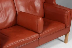 Pamono Model 2292 2-Seater Sofa attributed to Børge Mogensen for Fredericia><noscript><img width=
