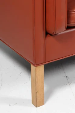 Pamono Model 2292 2-Seater Sofa attributed to Børge Mogensen for Fredericia><noscript><img width=