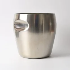 Pamono Model 872 Stainless Steel Wine Cooler from Alessi, 1970s> Ice Buckets & Wine Coolers
