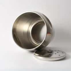 Pamono Model 872 Stainless Steel Wine Cooler from Alessi, 1970s><noscript><img width=