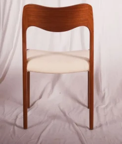 Sale Pamono Model 71 Teak Dining Chairs by Niels Otto Møller for J.L Møllers, 1951, Set of 4